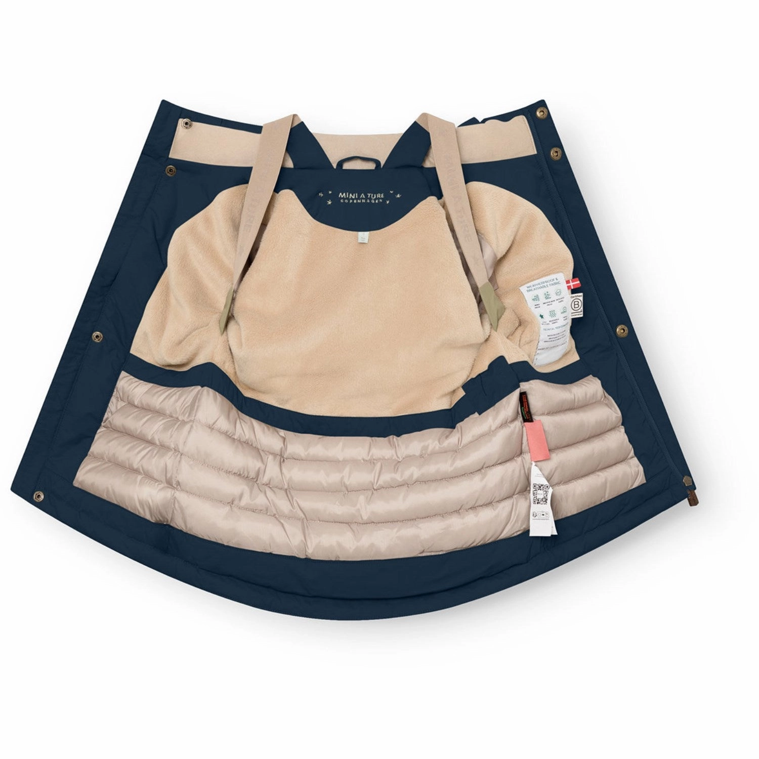 PerimeterStructuralBoning Mini A ture Outer Space Matkastorio Fleece Lined Winter Jacket. GRS