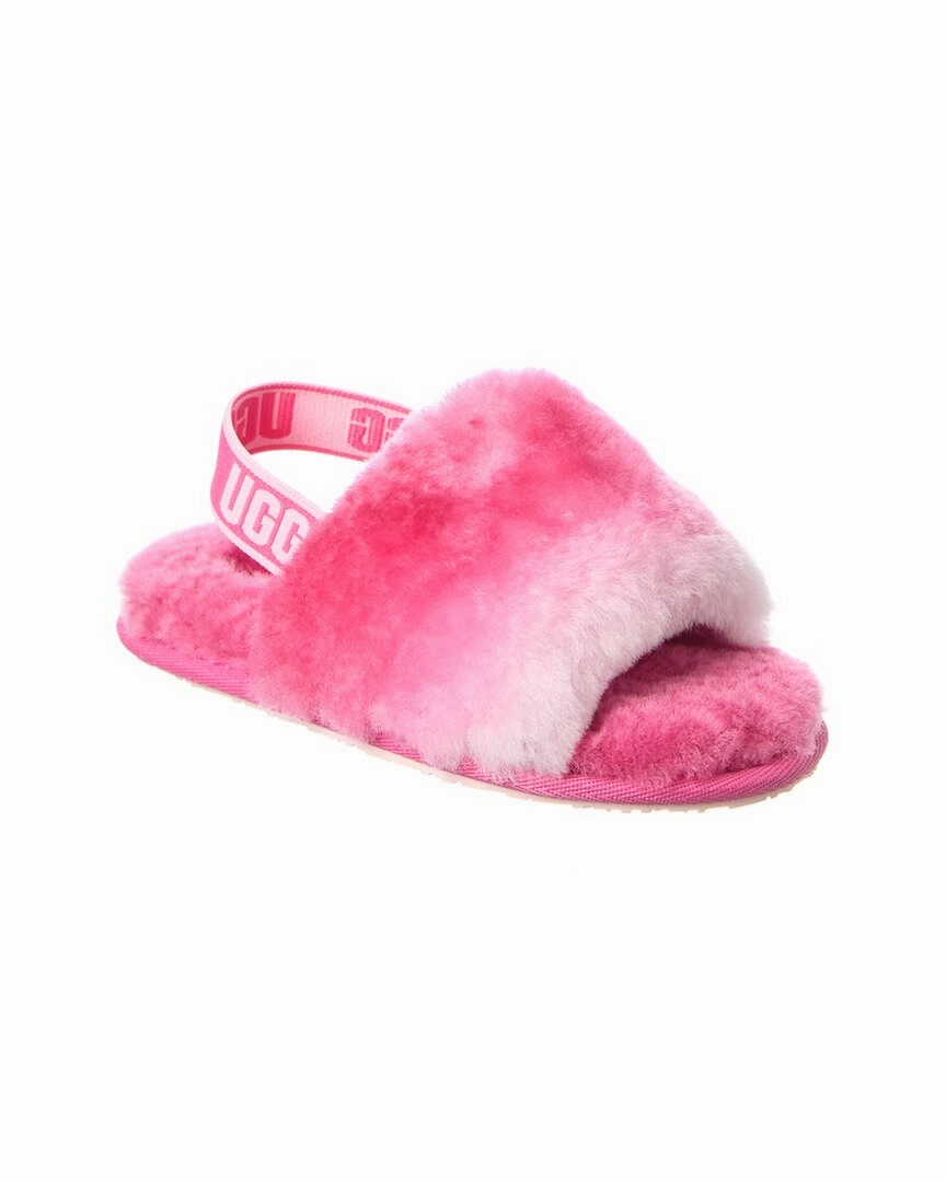 Non Slip Lacing System Padded Tongue Construction UGG Fluff Yeah Gradient Slide