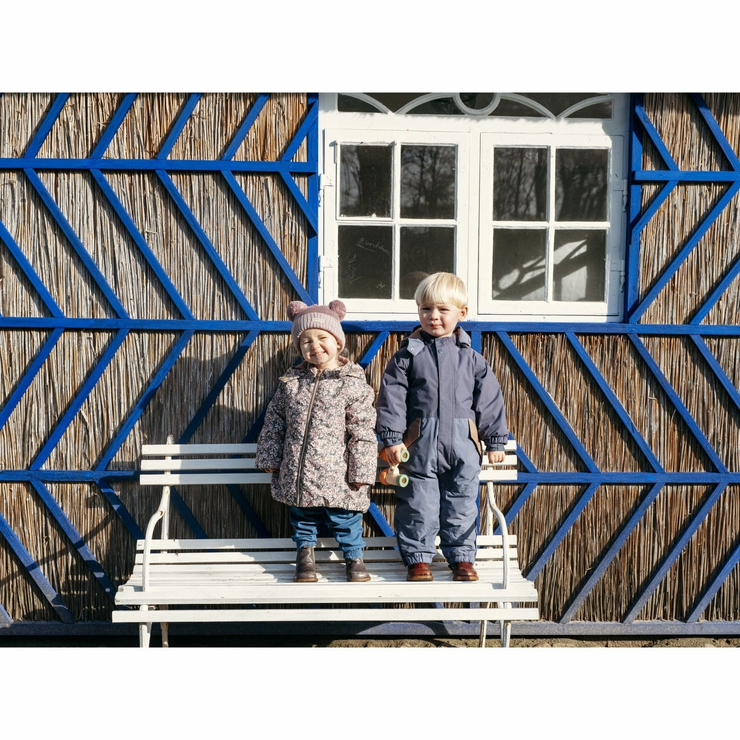 Hust & Claire Ombre Blue Obina Jacket Reversible Style