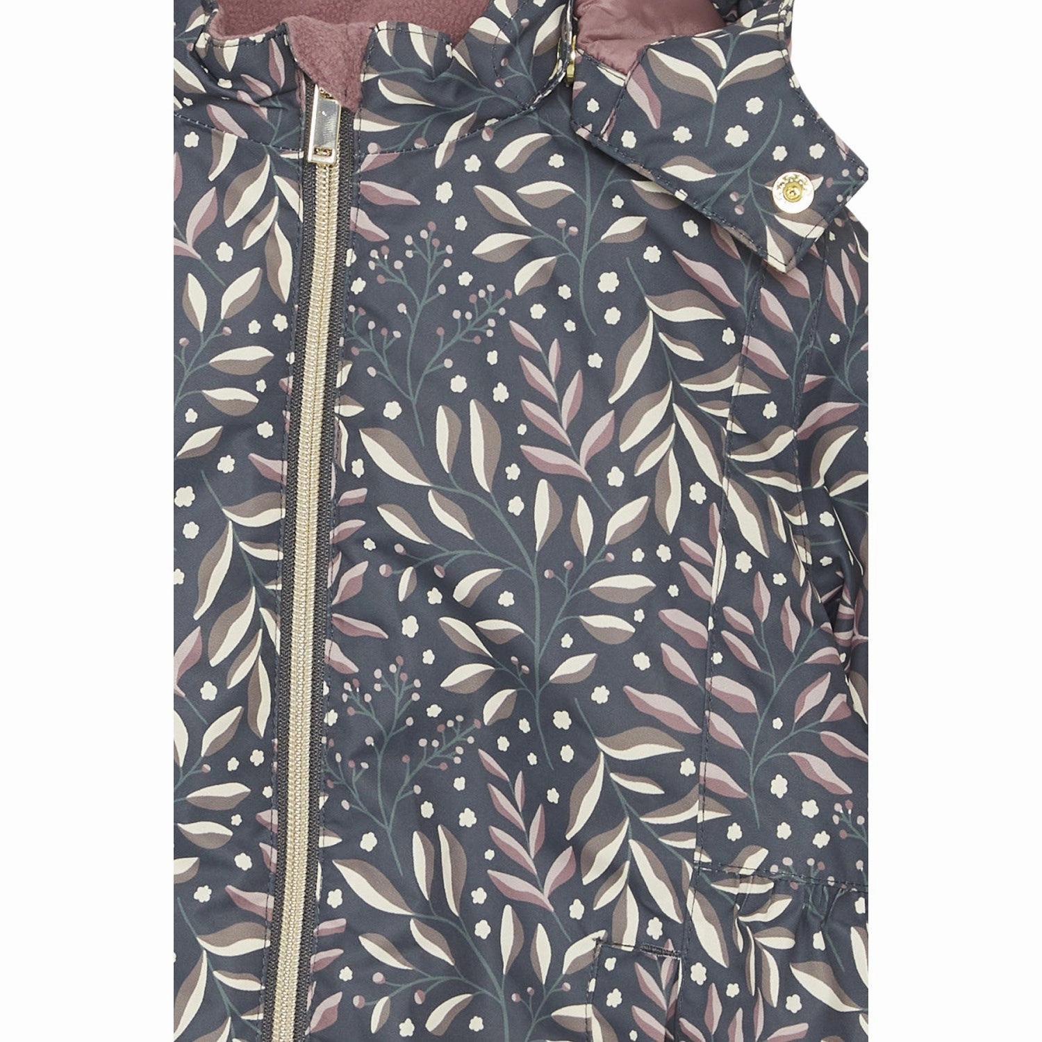 Fleece Lined Interior Eco Friendly Coatings Hust & Claire Ombre Blue Obina Jacket