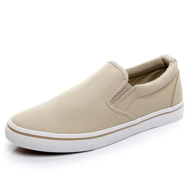 One color only...  men's slip-on  canvas shoes