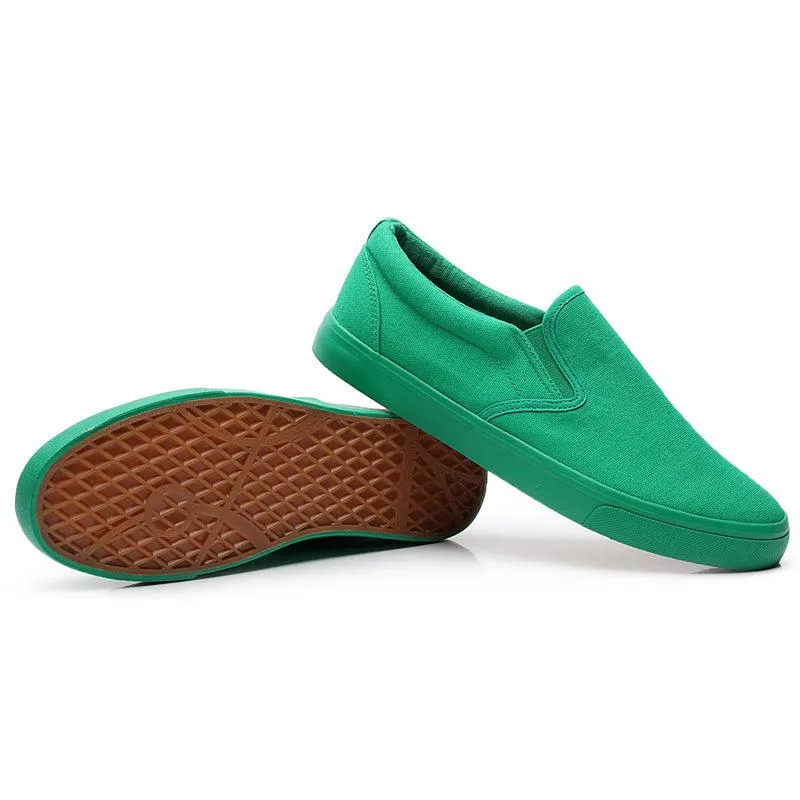 One color only...  men's slip-on  canvas shoes