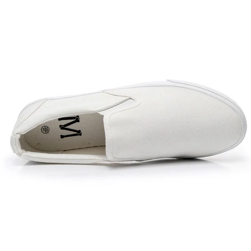 One color only...  men's slip-on  canvas shoes