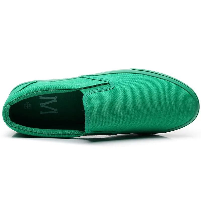 One color only...  men's slip-on  canvas shoes