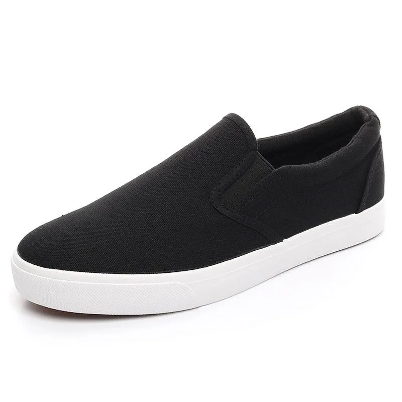 One color only...  men's slip-on  canvas shoes