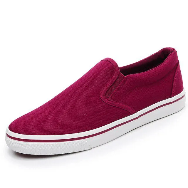 One color only...  men's slip-on  canvas shoes