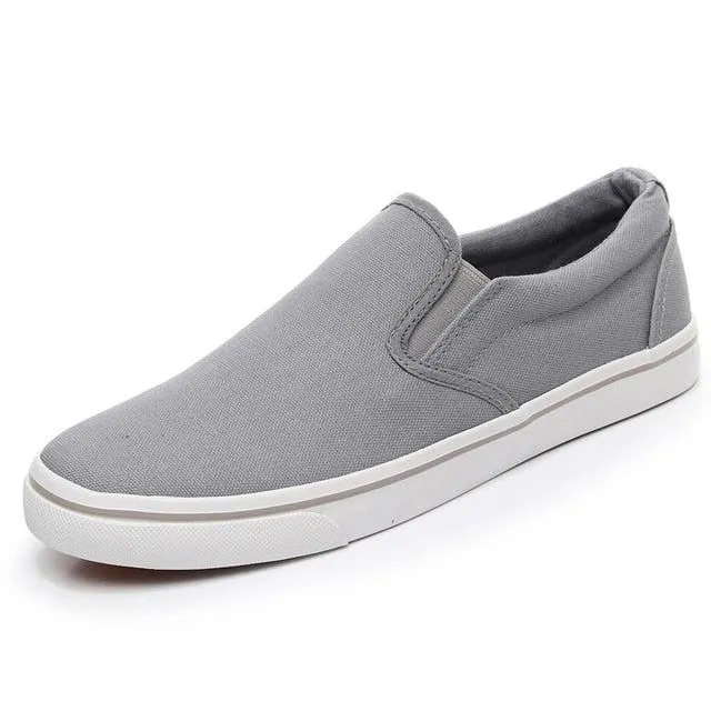 One color only...  men's slip-on  canvas shoes