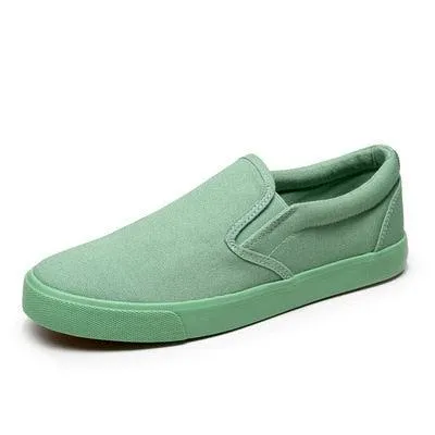One color only...  men's slip-on  canvas shoes