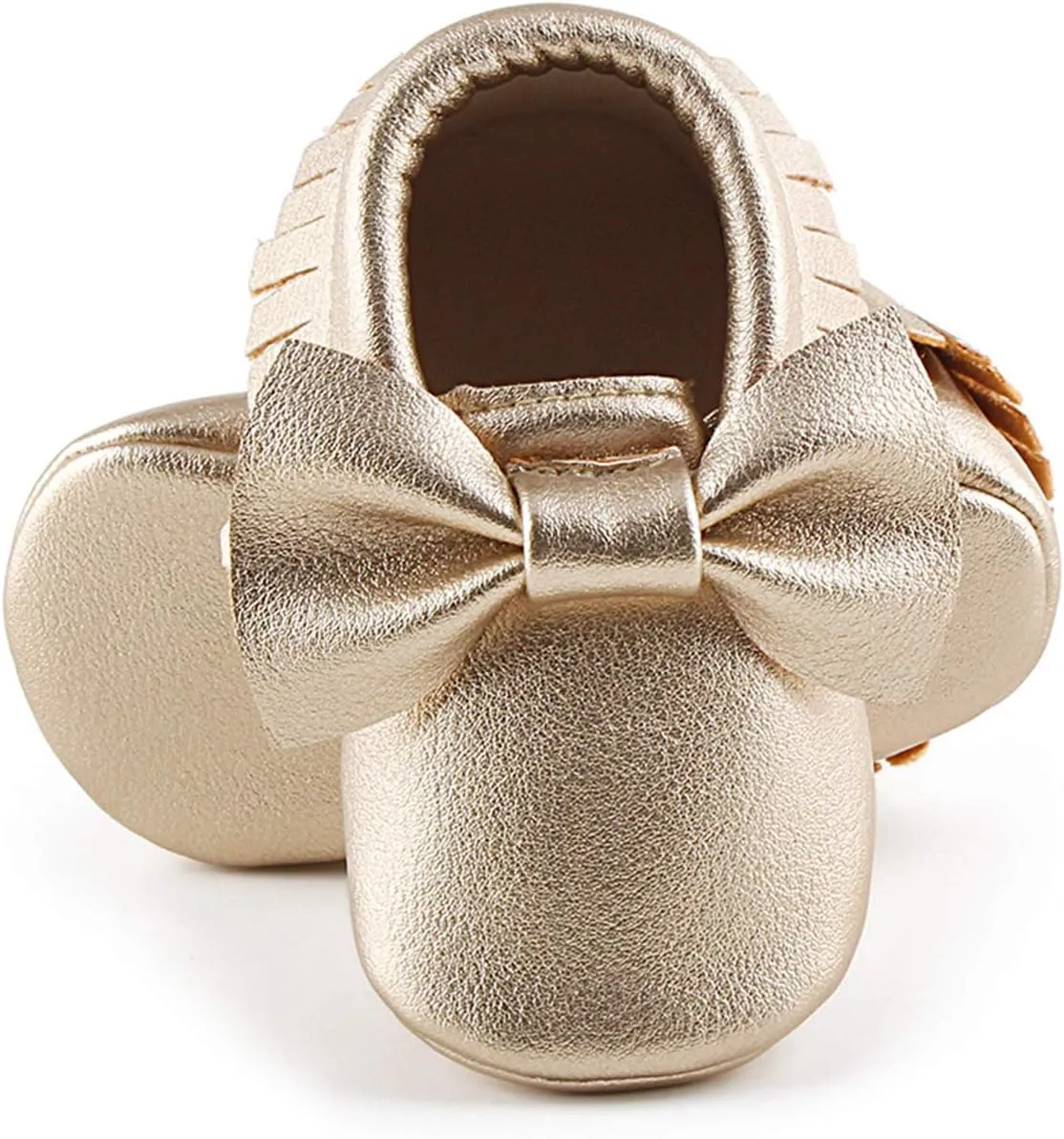 OOSAKU Infant Toddler Baby Soft Sole PU Leather Bowknots Shoes