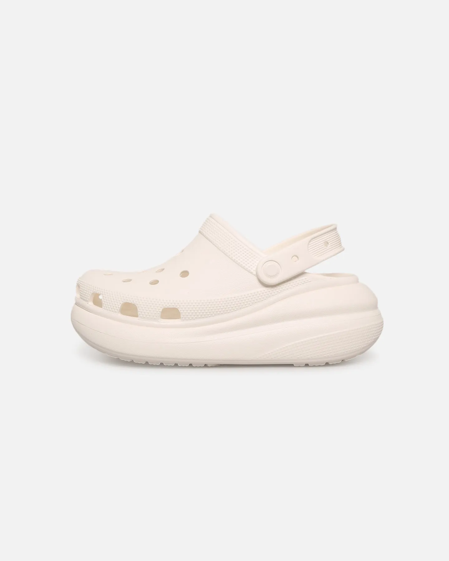 Crocs Crush Clog White Quick Comfort Slides mesh material