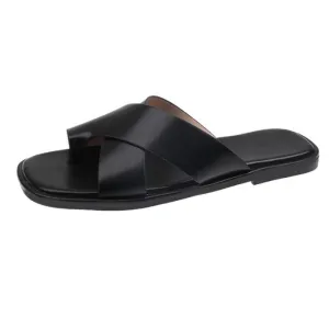 Open-Toe Women's Slippers