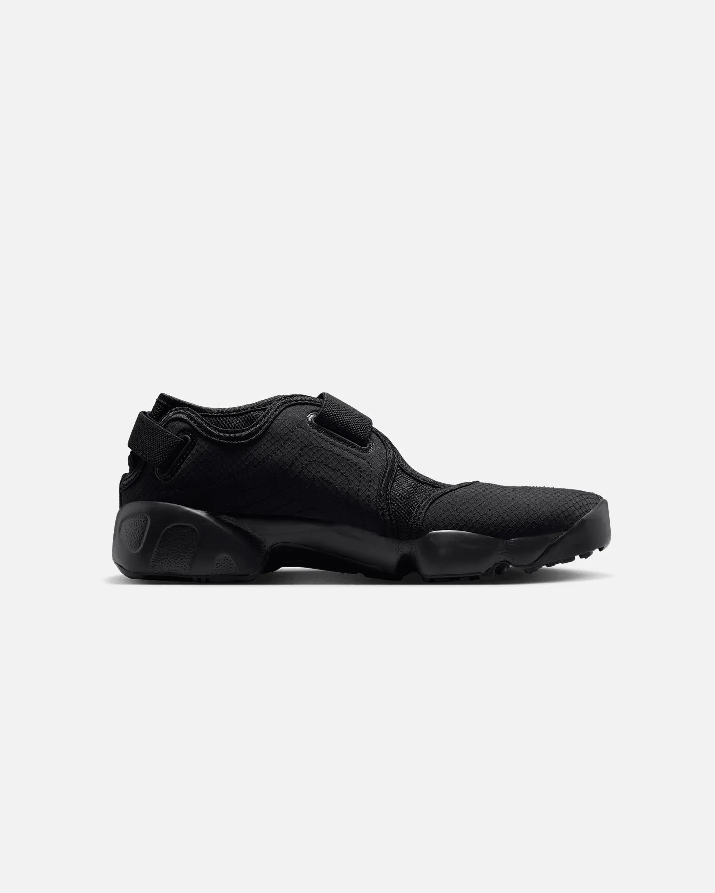 Nike Women's Air Rift Breathe Black/Black for daily use elastic - lacing running shoes