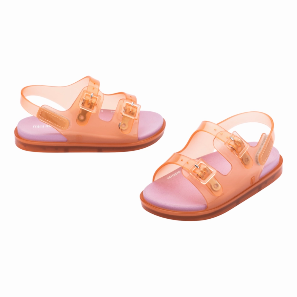 Orange & Pink Sandal Rolling Motion Geometry