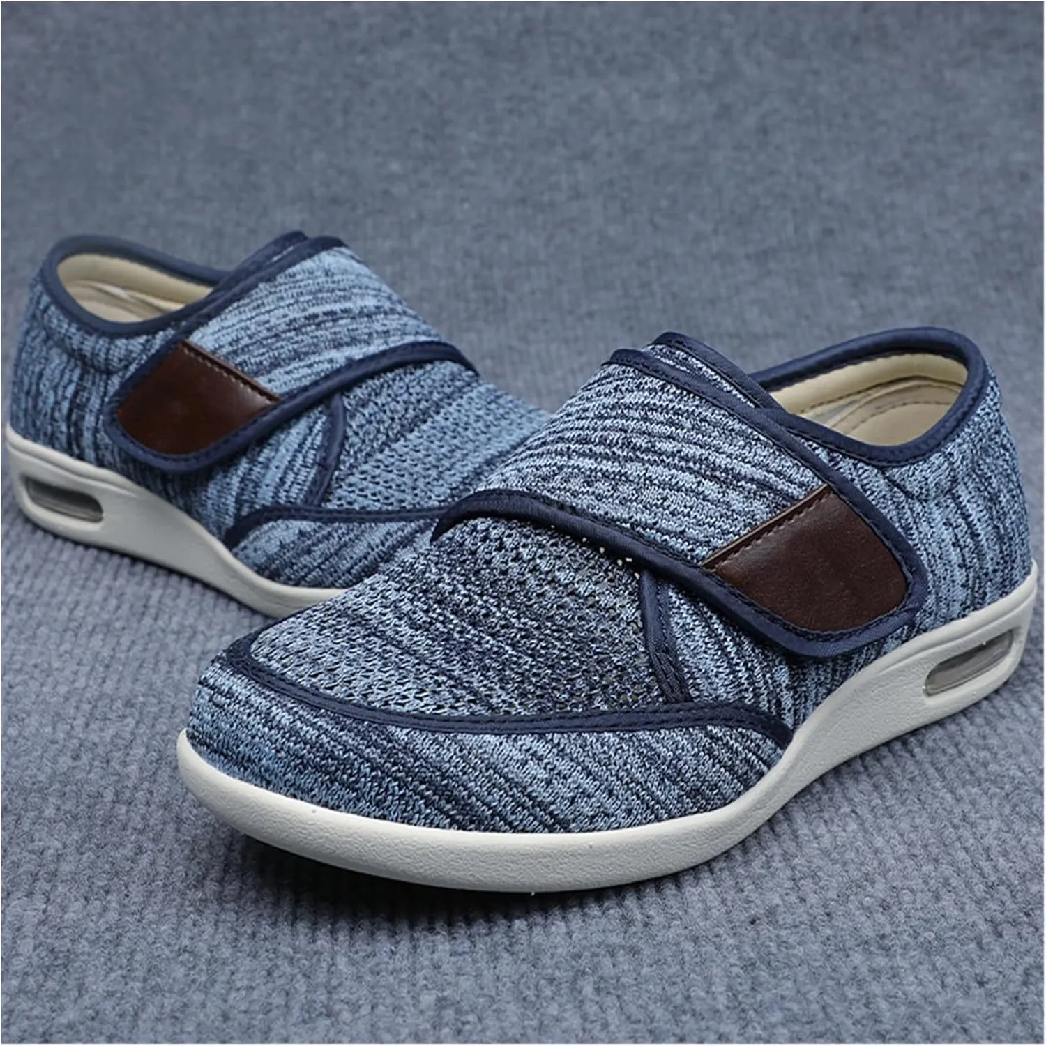 Orthopedic Casual Shoes, Swollen Feet Walking Edema Sneakers Lightweight Portable Breathable Plus Size Casual Air Cushion Trainers