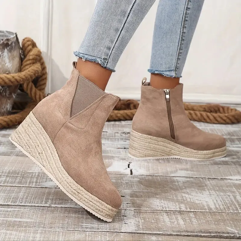 ORTHOPEDIC HIGH HEEL PLATFORM BOOTS