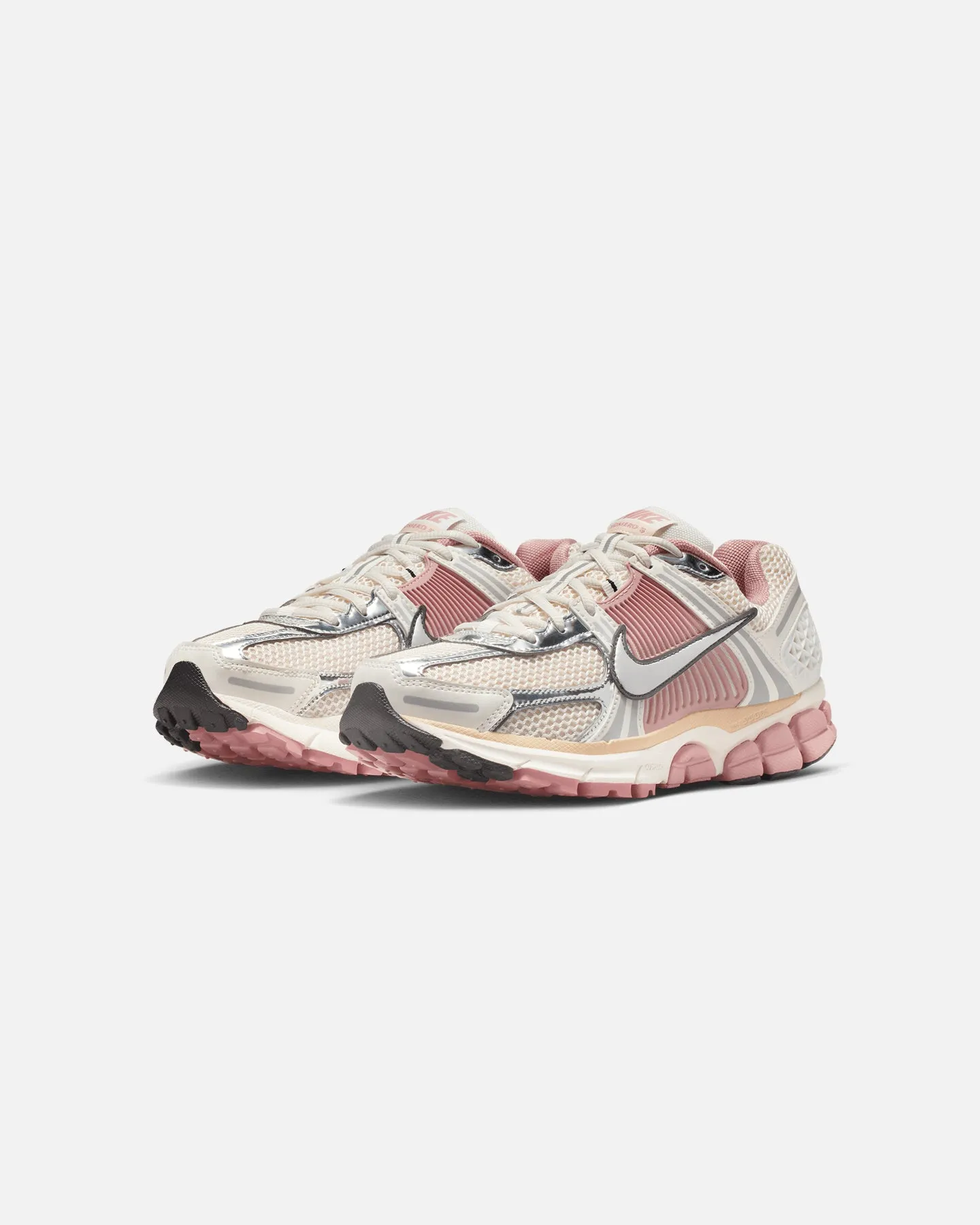 birthday - themed running wear carnival - themed running option Nike Women's Zoom Vomero 5 Sail/Sail/Pearl White-Particle Pink