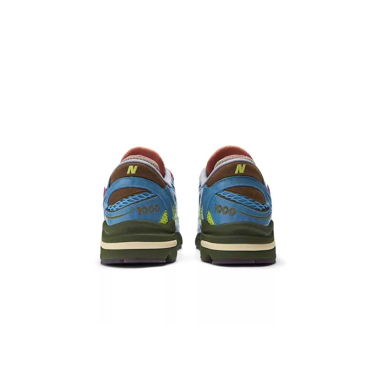   Salehe Bembury 1000 'Blue Douglas Fir' Lightweight Midsole Geometry