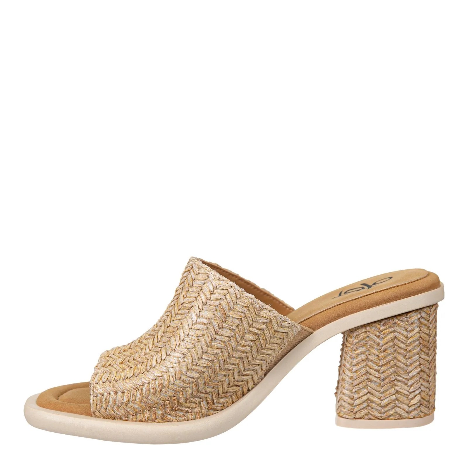 OTBT: BRAVURA in RAFFIA Heeled Sandals