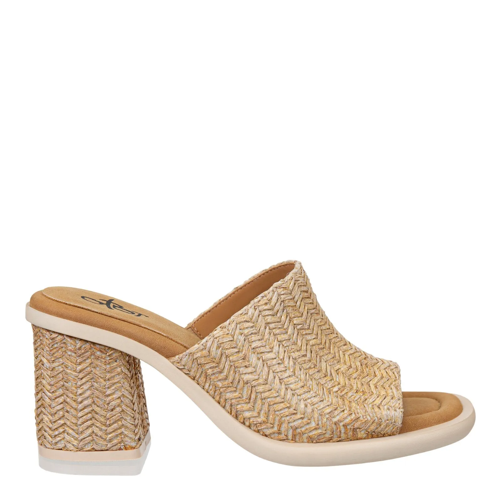 OTBT: BRAVURA in RAFFIA Heeled Sandals
