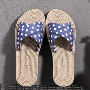 Outdoor Hemp Cross Wild Dots Slippers