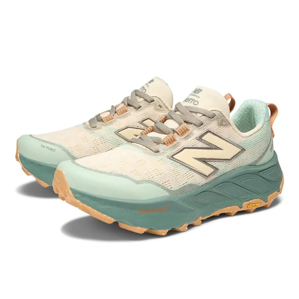 New Balance Women's Hierro V9 Trail Running Shoes in Calcium SS25 Hydration Wicking Distinctive cushioning