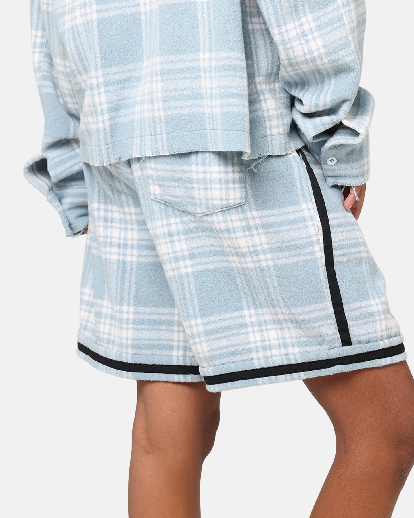 ThermalInsulation Stretch Layer Fit XXIII Plaid Ball Shorts Blue