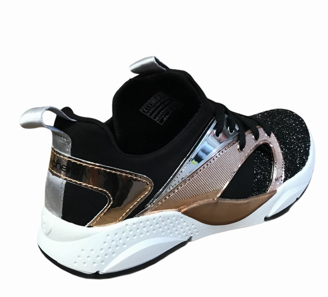 Skechers scarpa da sneakers da bambina Shine Status 84853L BLRG nero Multi Zone Foam Compression Motion Contour