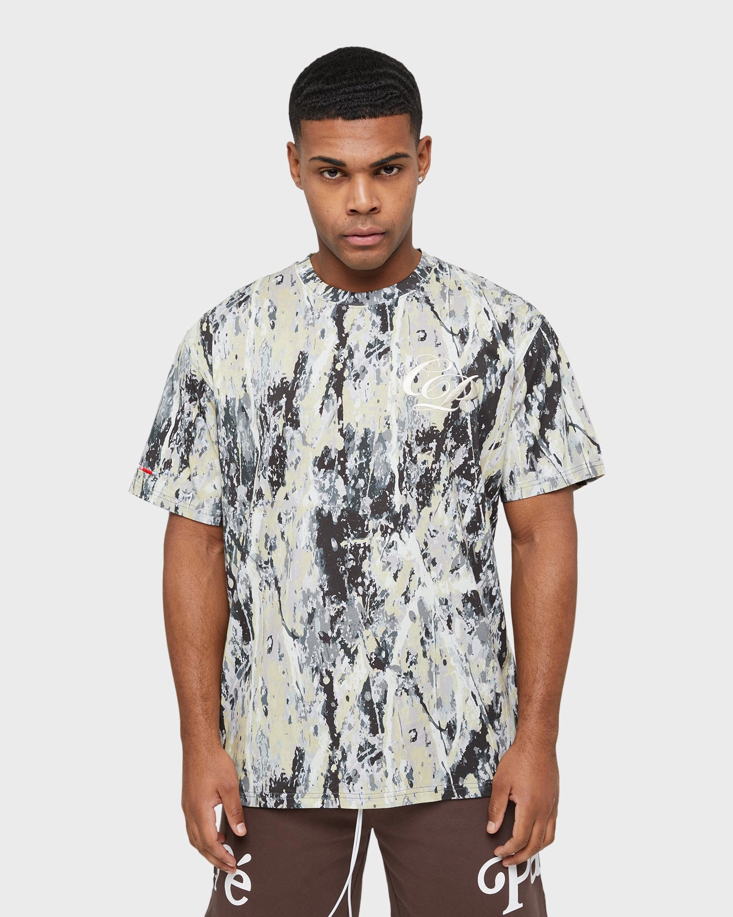 Carre Splatter Oversized T-Shirt Multi-coloured City Look Minimalist Style