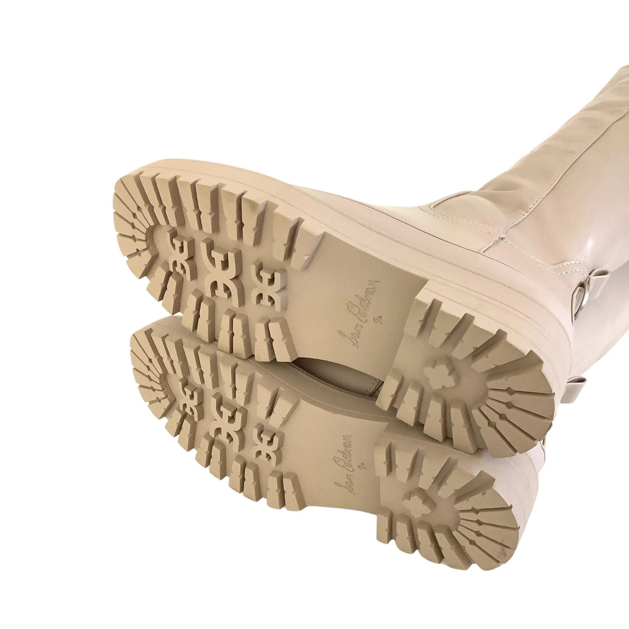 Over Knee Lug Sole Boots