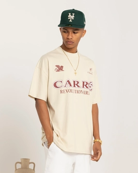 Comfy Fit Wear Carre Formula Oversized T-Shirt Off White