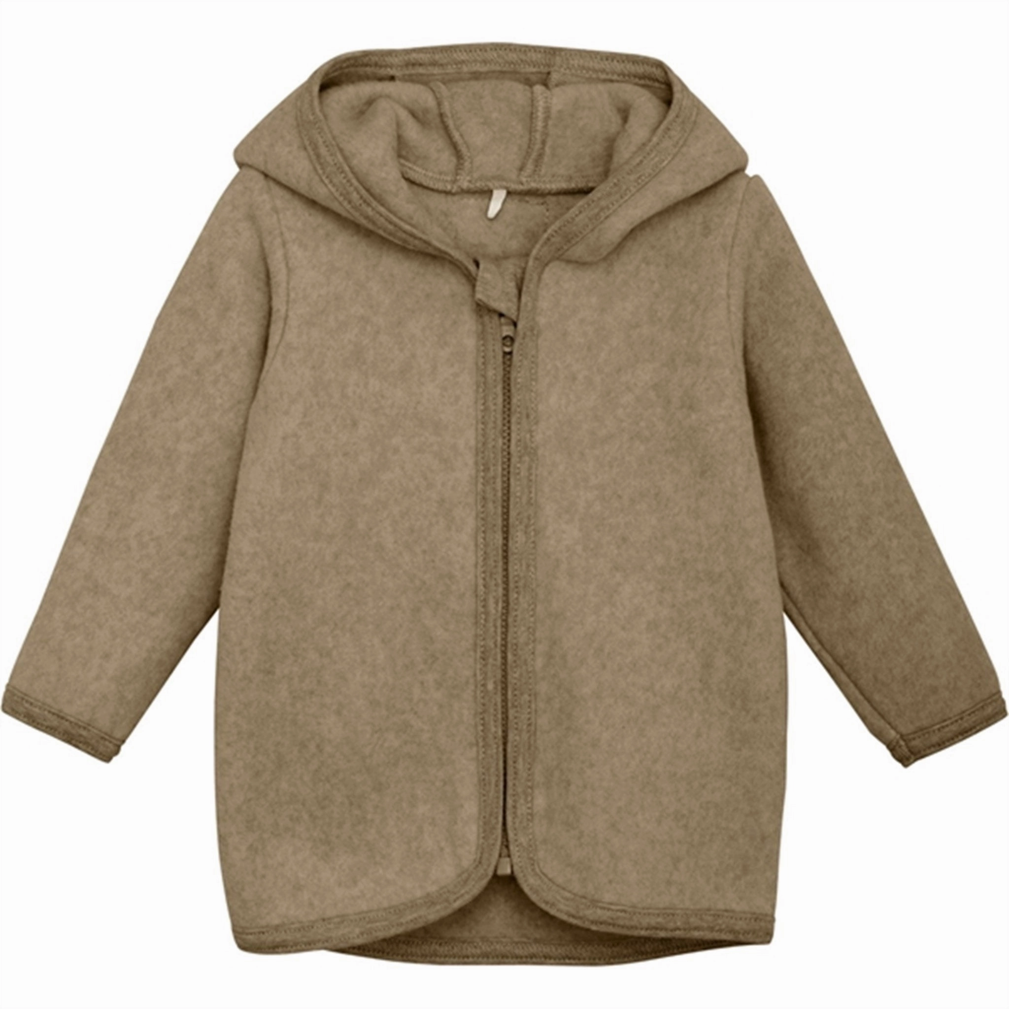 Essential City Look Huttelihut Jacket Ears Cotton Fleece Mol?? Melange