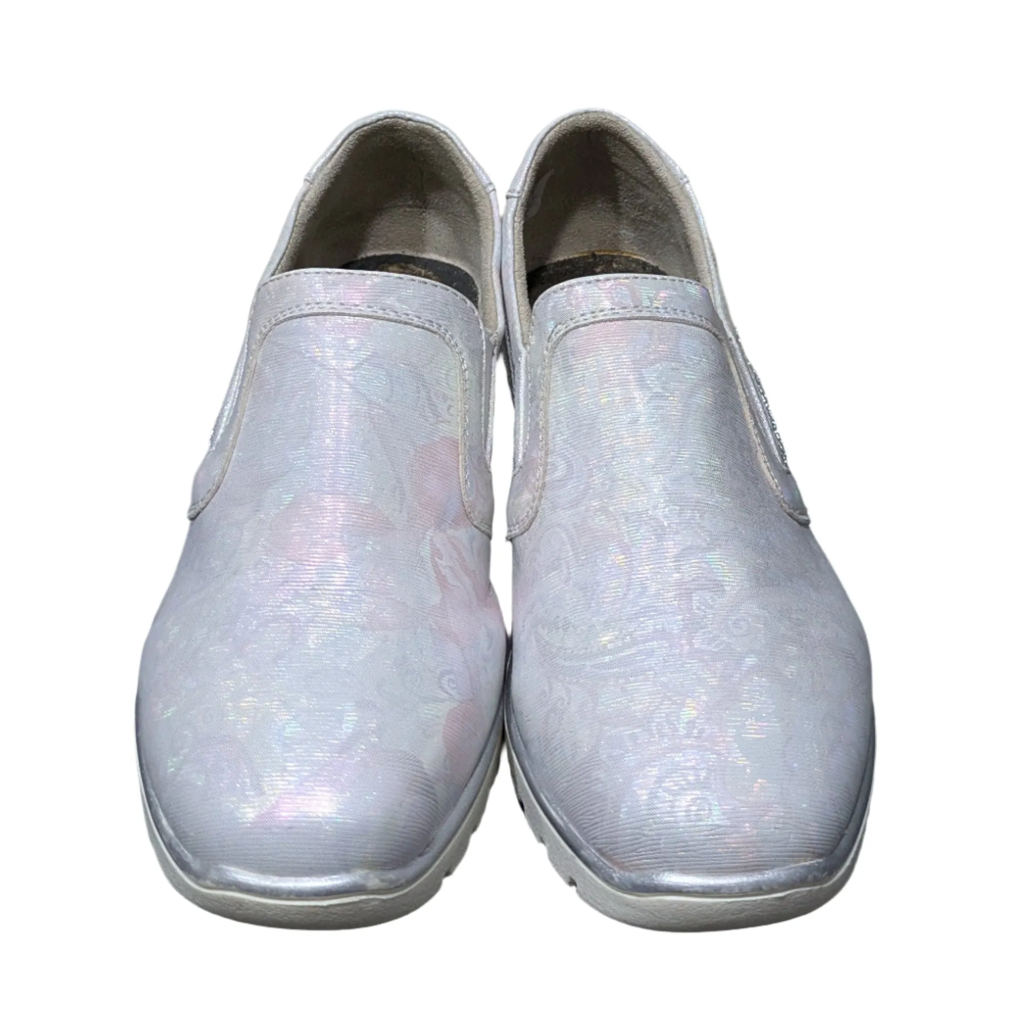 Oxypas Selina Silver Nursing Shoes with Anti-Slip Technology Size UK 5 / EU 38 / US 7