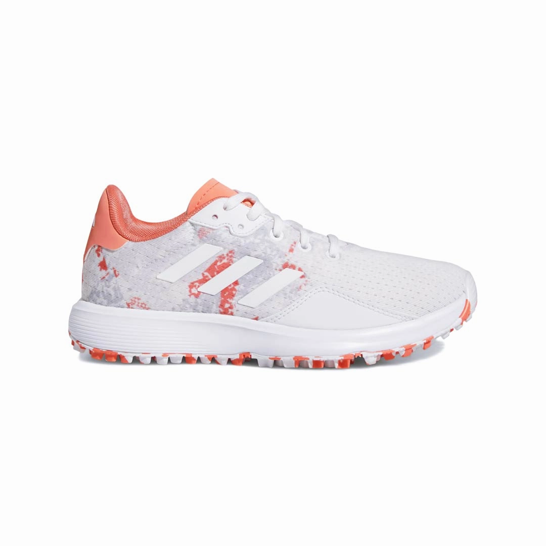 Breathable Perforated Panels Base Comfort adidas - Kids' (Junior) S2G SL 23 Golf Shoes (GV9443)