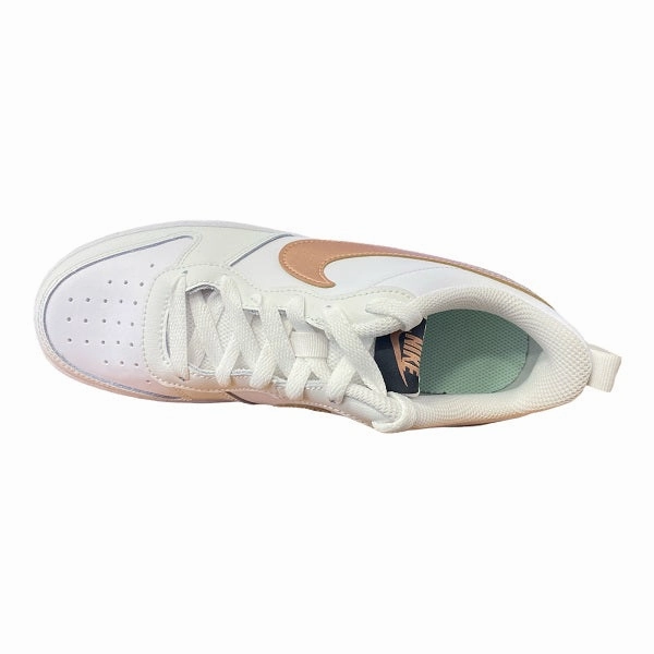 biomechanical running shoes Nike scarpa sneakers da ragazza Court Boroungh Low 2 BQ5448 116 bianco bronzo
