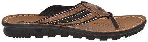 Paragon Men's Tan PU Slippers (8)