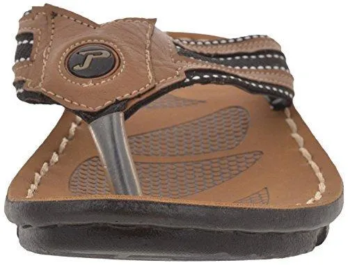 Paragon Men's Tan PU Slippers (8)