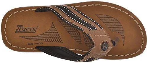 Paragon Men's Tan PU Slippers (8)