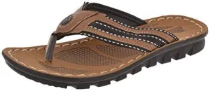 Paragon Men's Tan PU Slippers (8)