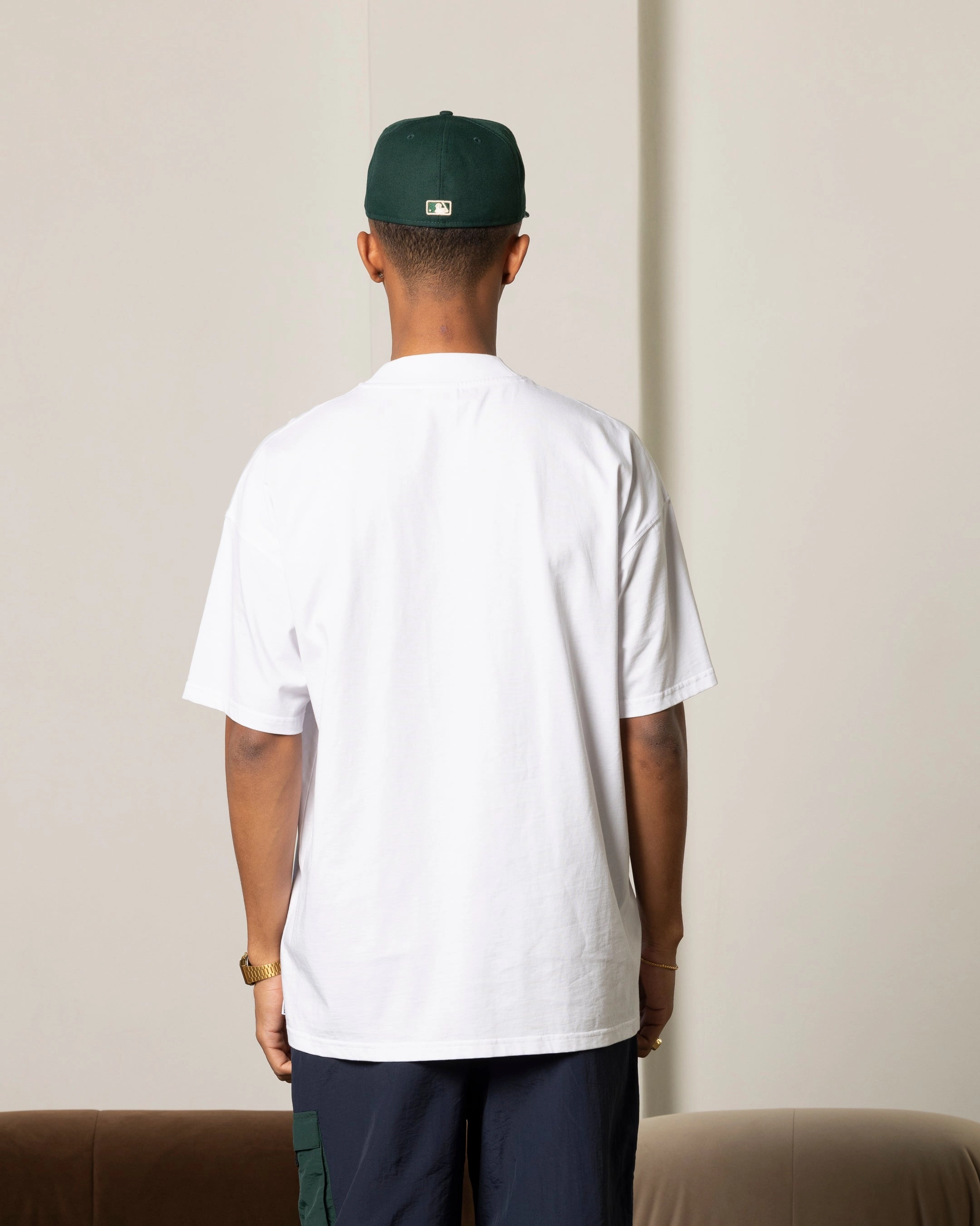 Carre Formula Oversized T-Shirt White Casual Everyday