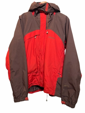 Noise Reduciting Fabric Patagonia Gore-Tex Mens Red / Brown Coat (Size L)