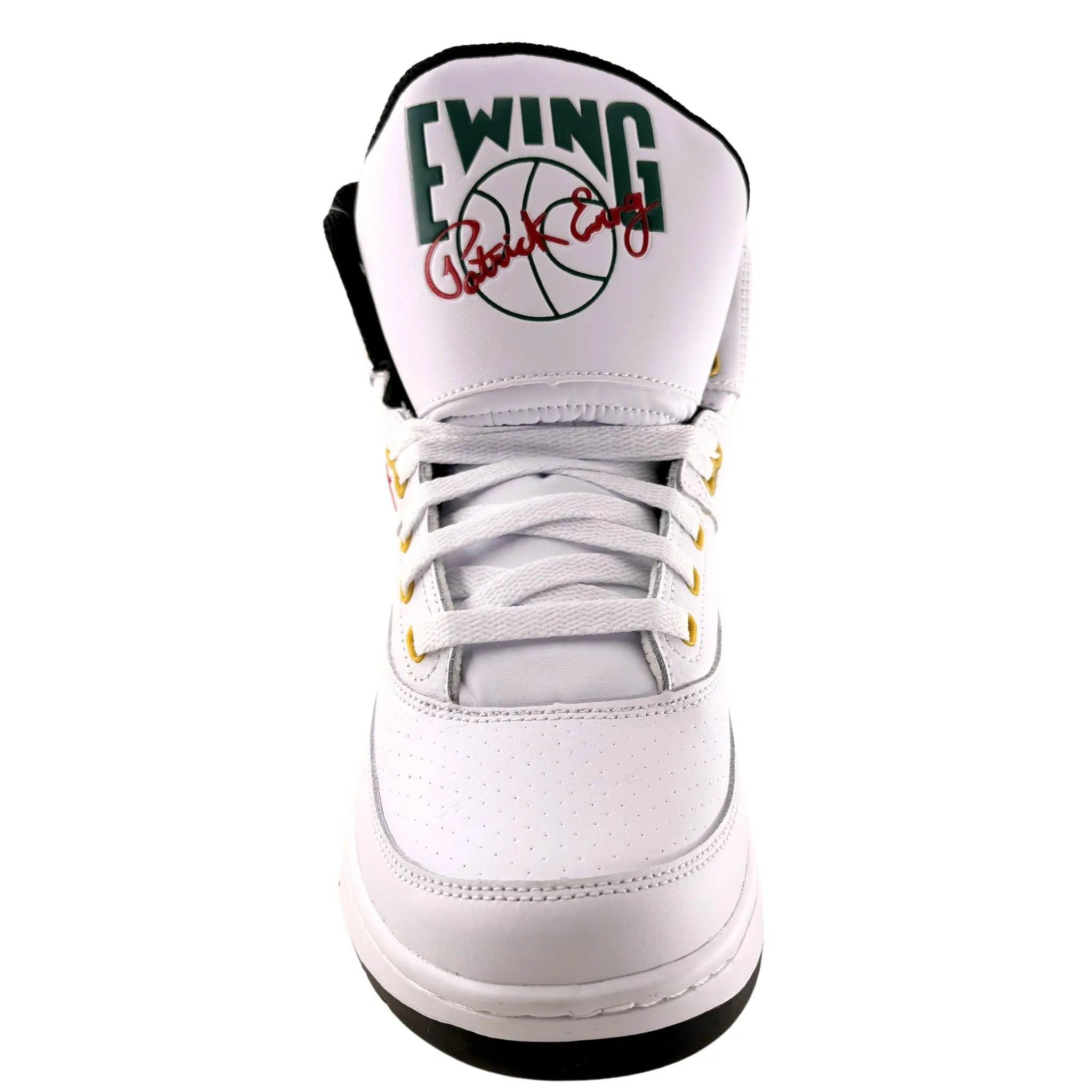 Patrick Ewing Athletics Men's 1EW90014-112 33 HI OG White Jamaican Basketball Shoes