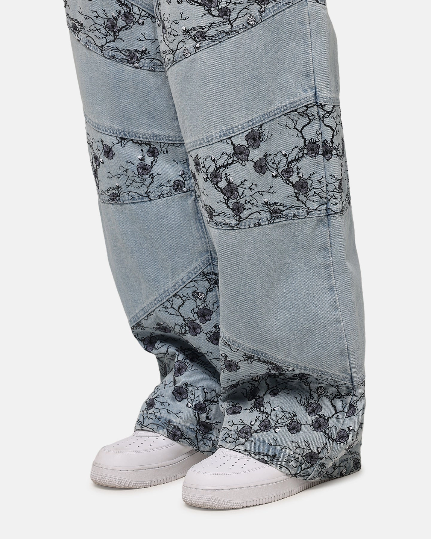Saint Morta Amplus Poison Ivy Panel Jeans Mid Blue Flattering Fit Wear Comfortable Fabric