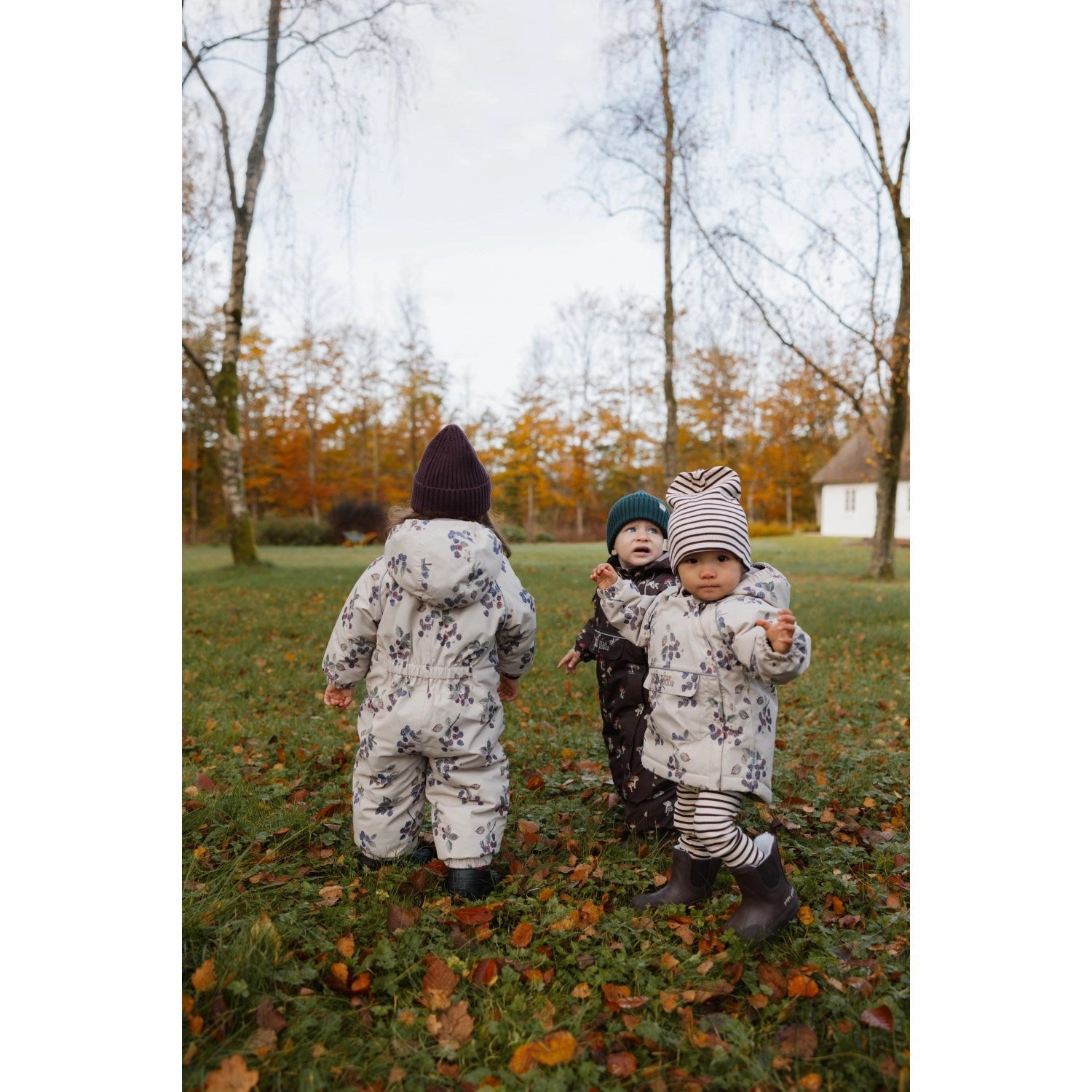 Drop Tail Hem Magnetic Closure Options Petit Piao Blackberry AOP PPDard Winter Jacket