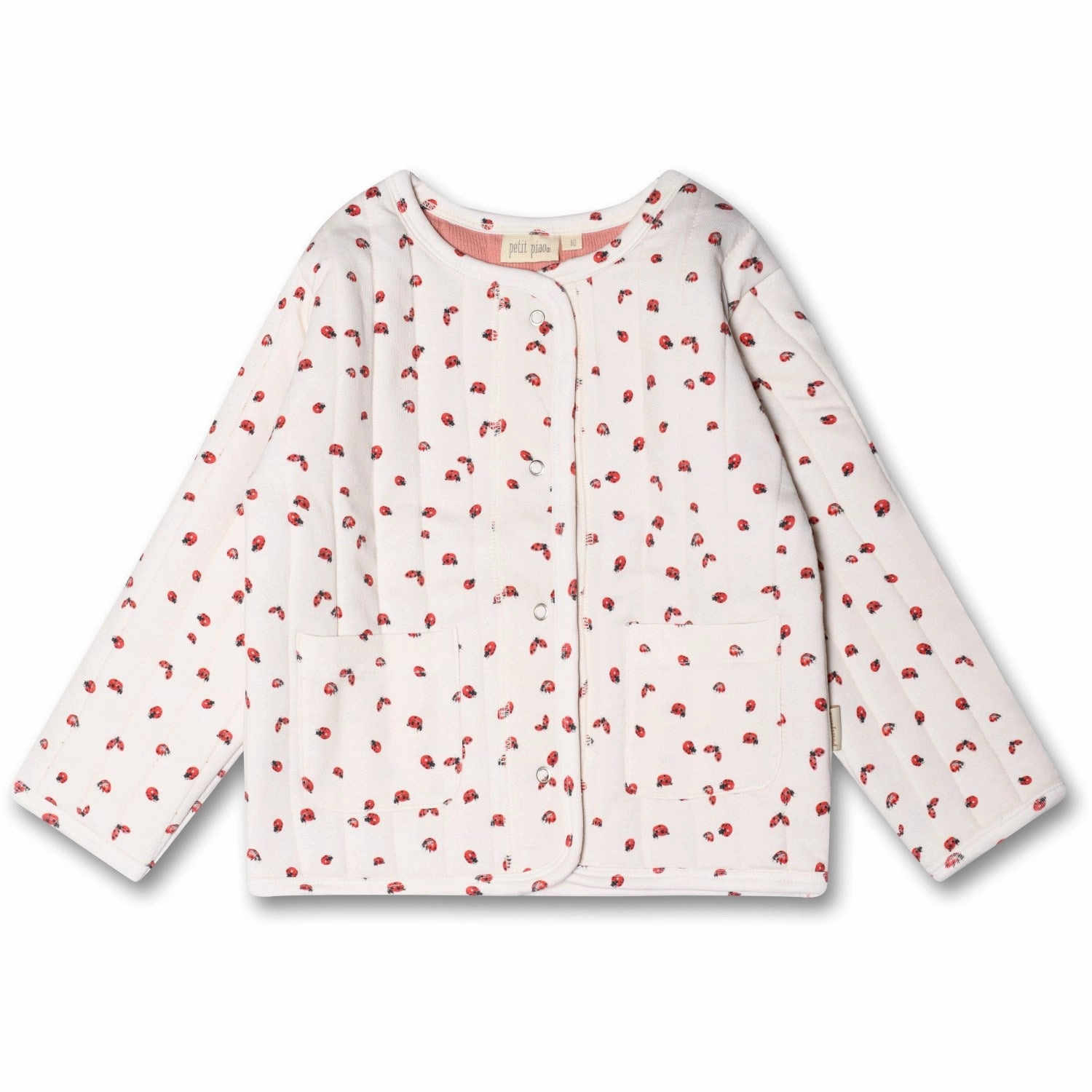 HeatReflectiveLining Water resistant coating Petit Piao? Ladybug Quilted Jacket Printed