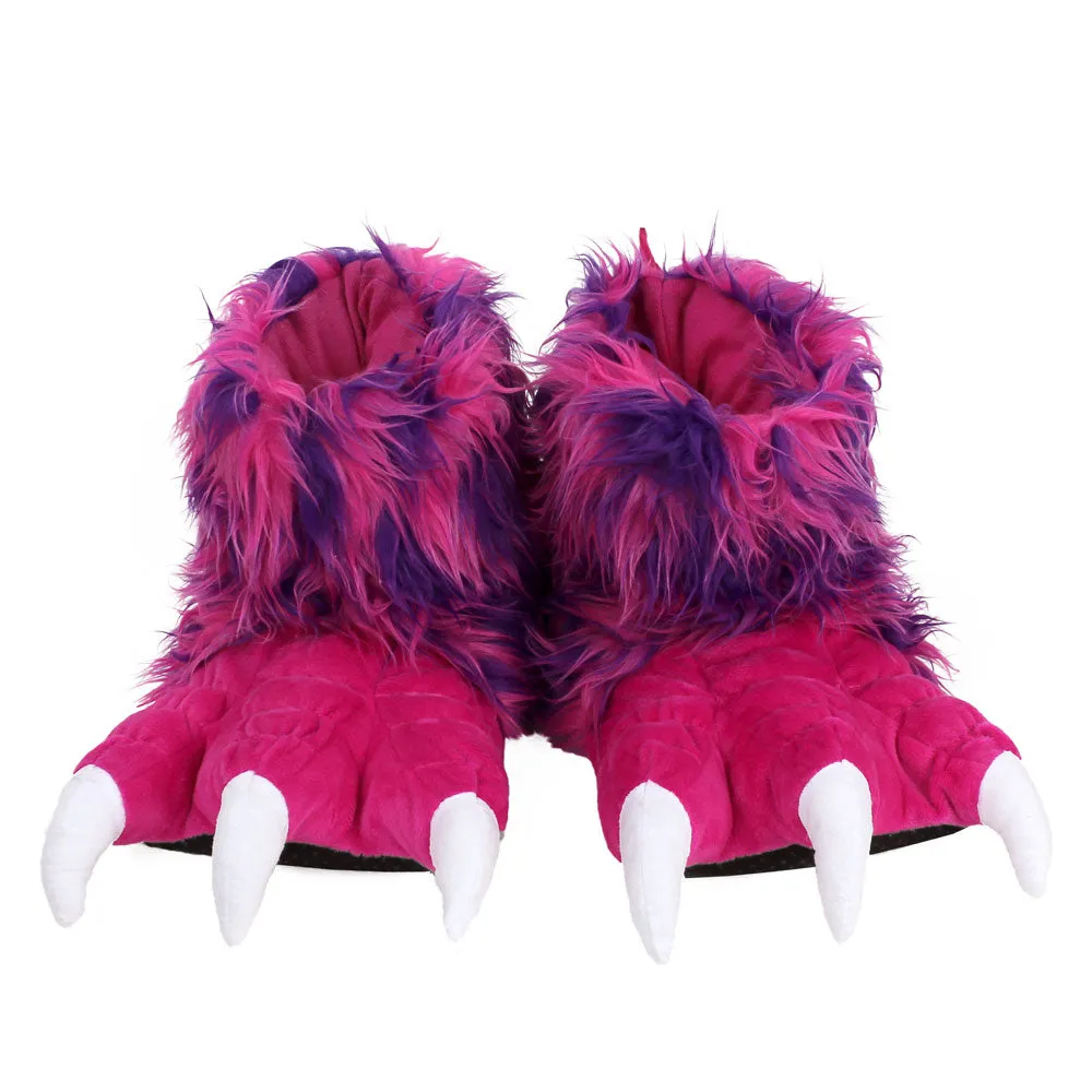 Pink Monster Claw Slippers
