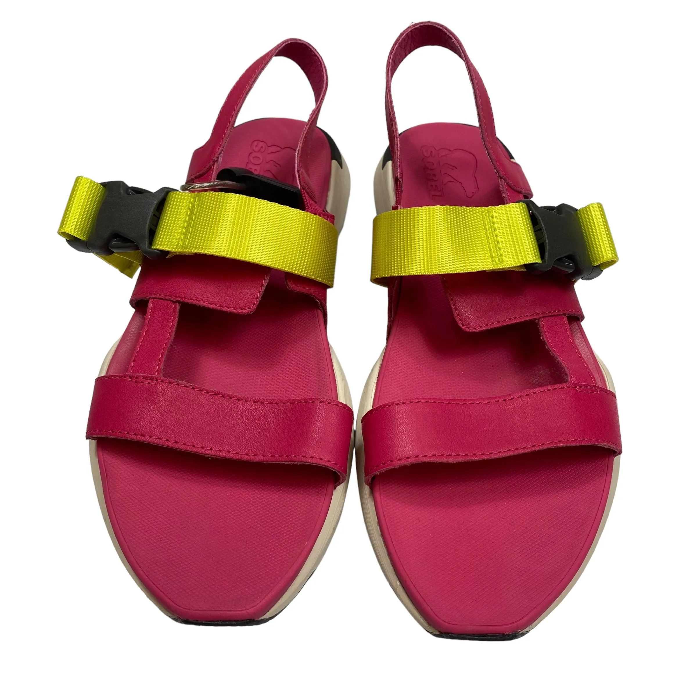 Pink Sandals Sport Sorel, Size 9.5
