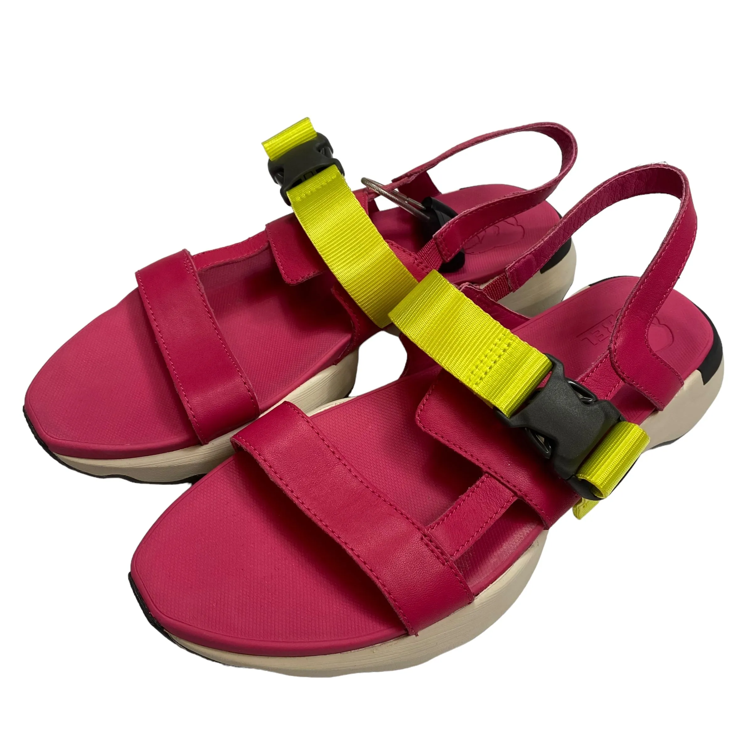 Pink Sandals Sport Sorel, Size 9.5