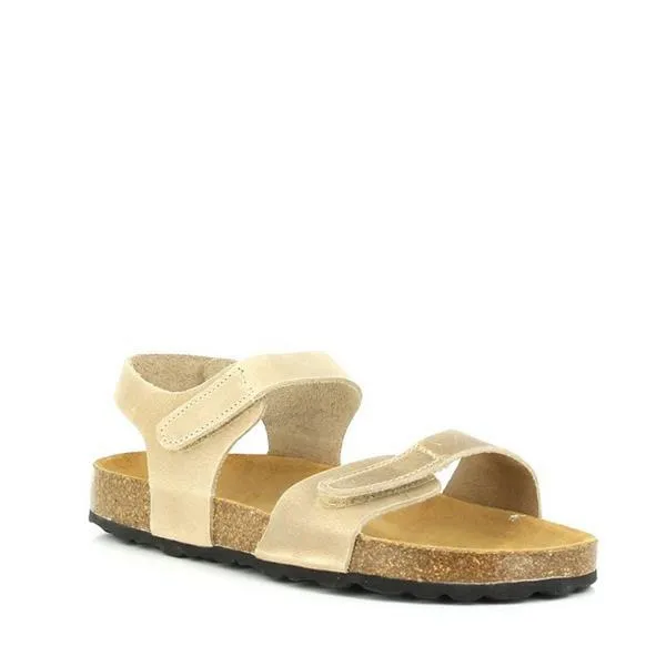 Plakton 110037 Beige Kids Slingback Sandals