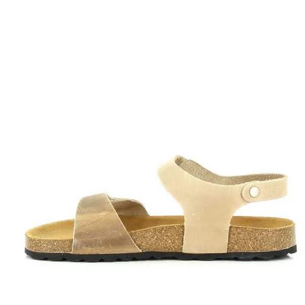 Plakton 110037 Beige Kids Slingback Sandals