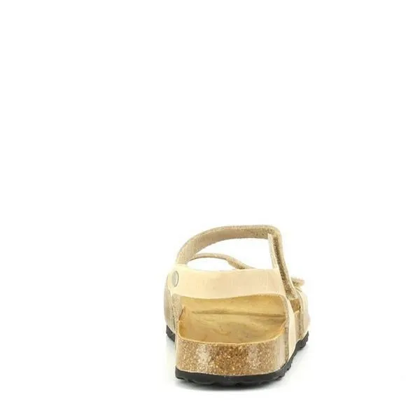 Plakton 110037 Beige Kids Slingback Sandals